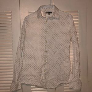 Express fitted button down shirt